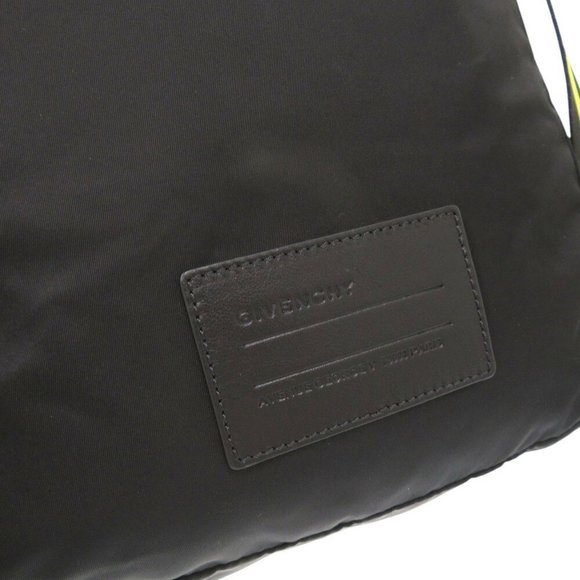 Givenchy nylon backpack/daypack in black, yellow, and white (0189) for men main image 6